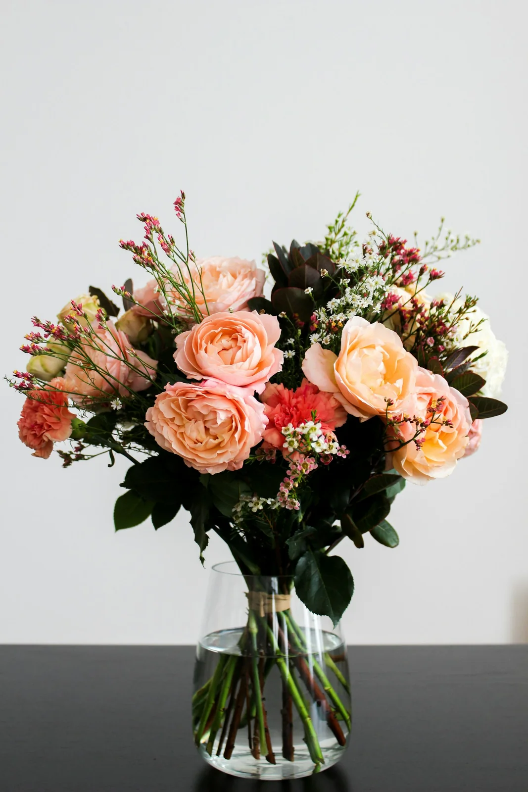 Bouquet of pink roses