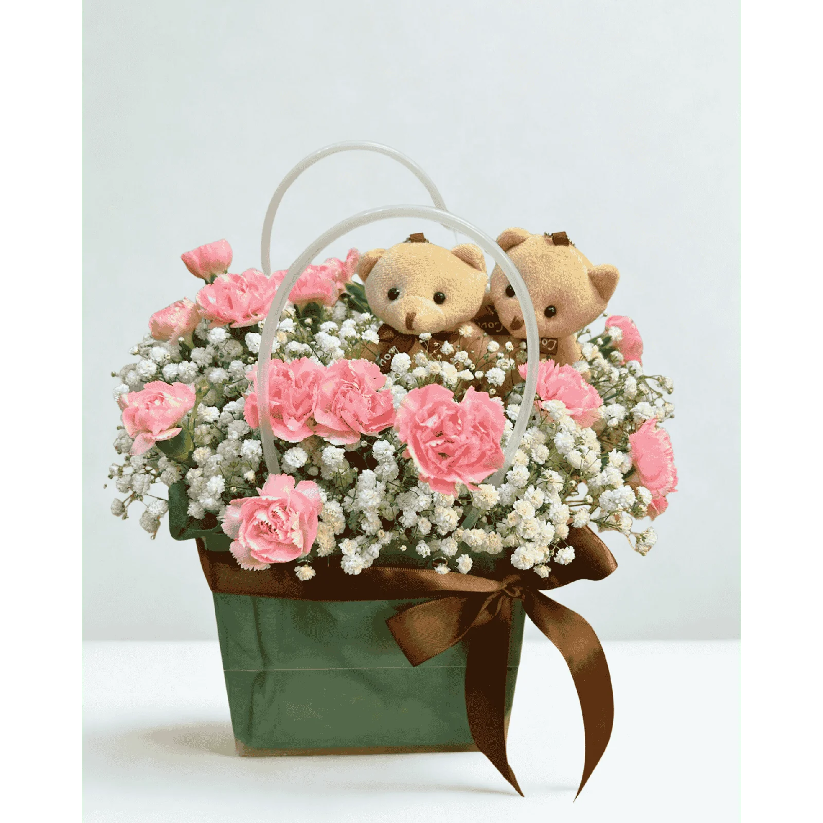 Couple of baby bears pink